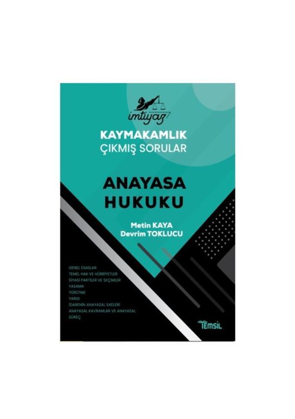 Temsil Yayınları Imtiyaz Kaymakamlık Çıkmış Sorular Anayasa Hukuk - Temsil Kitap - Image 1