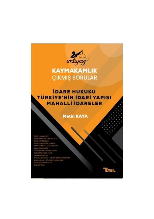 Temsil Yayınları Imtiyaz Kaymakamlık İdare Huk-türkiye Nin İdari - Temsil Kitap - Image 1