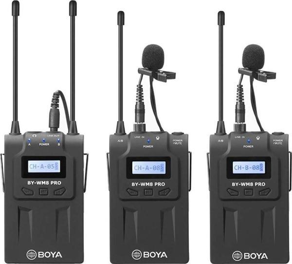 Boya BY-WM8 Pro Kit-2 Pro. İkili Kablosuz Mikrofon - Image 1