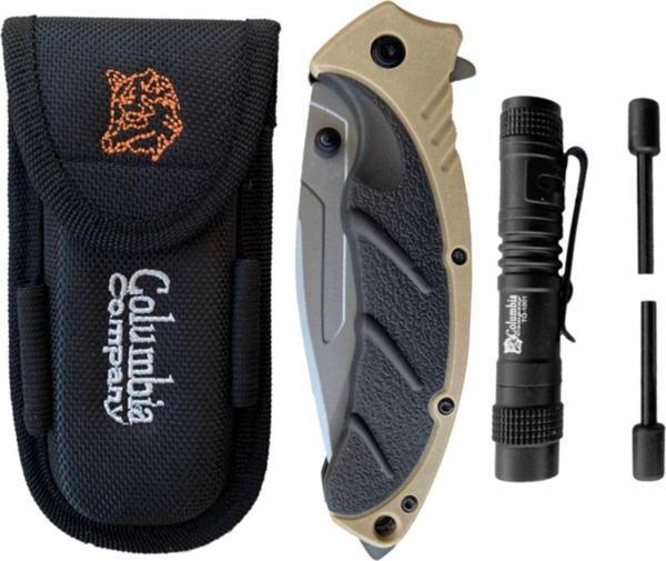 Tactical Set Fst-3070b Kum Çakı+fener - Image 1