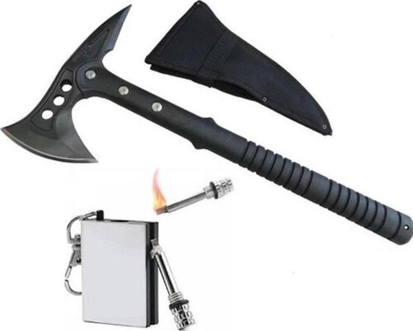 Tekin Hediyelik Sog Kamp Baltası Ve Metal Kibrit - Image 1