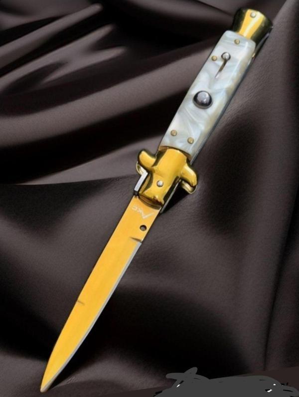 Akc Italyan 22 Cm Gold Çakı - Image 1