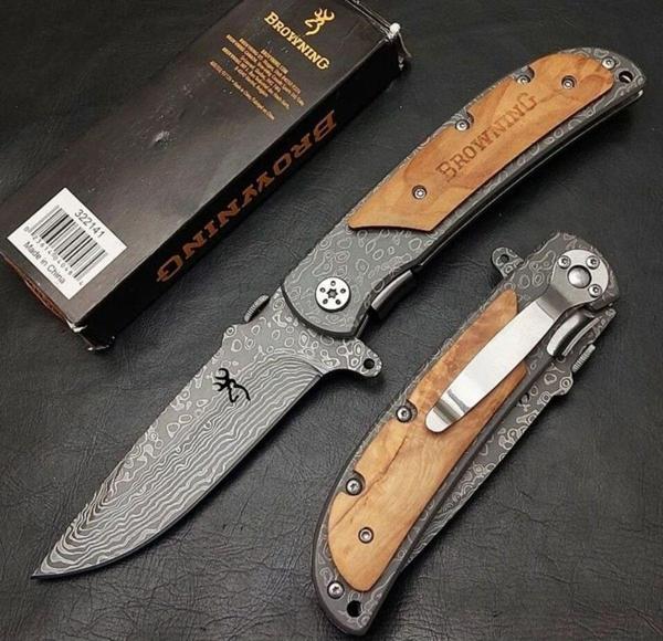 Browning Damas İşlemeli Çakı - Image 1