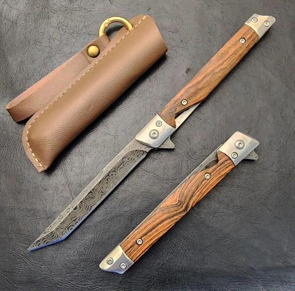 M390 Damas İşlemeli Çakı - Image 1