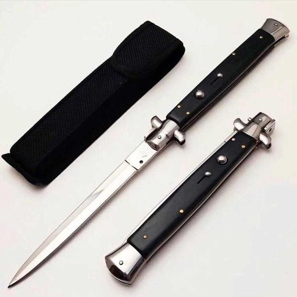 Orjinal Italyan Stiletto Çakı Dev Boy 33cm Siyah - Image 1