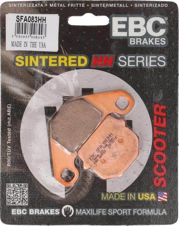 Ebc Sfa083/2hh 2005-2021 Piaggio NRG Power 50 Uyumlu Ön Fren Balatası Sinterli Balata - Image 1