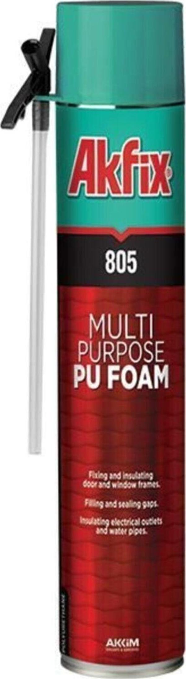 Akfix 805 Çok Amaçlı Poliüratan Köpük 750 Ml - Image 1