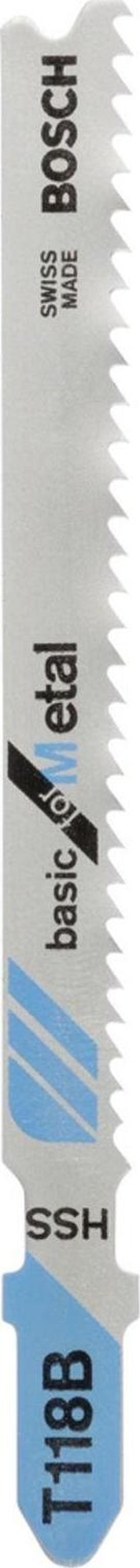 Bosch T 118 B Basic For Metal 5'Li Dekupaj Testeresi Bıçağı - Image 1