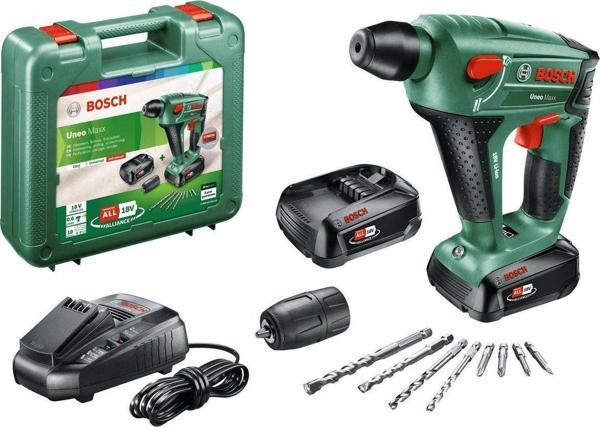 Bosch Uneo Maxx 18 V (2,5 Ah Çift Akü) (2017) Akülü Kırıcı / Delici - 0603952327 - Image 1