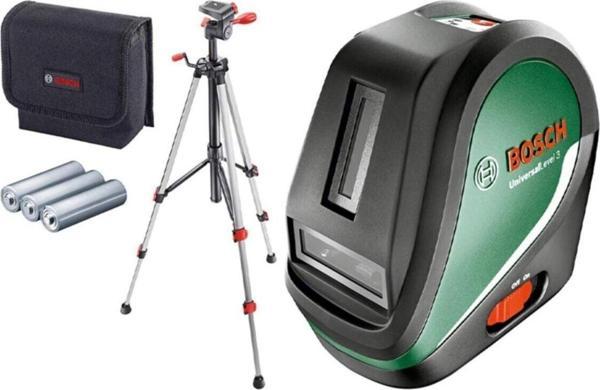 Bosch Universal Level 3 Artı Çizgi Lazer Hizalama + Tripod 10 Mt 0603663901 - Image 1