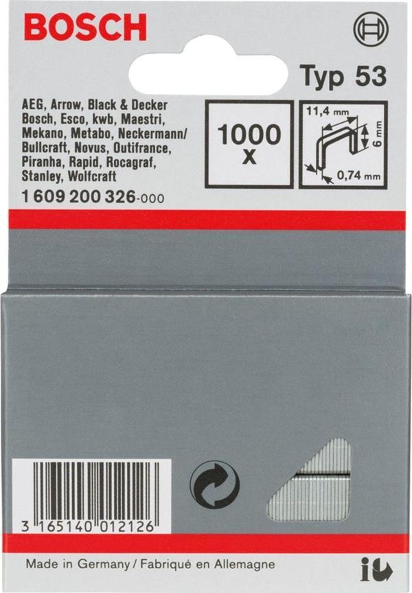 Bosch Zımba Teli Tip 53 11,4*0,74*6 Mm - Image 1