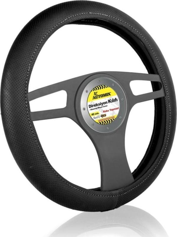 Automix Siyah Direksiyon Kılıfı Noktalı - Image 1