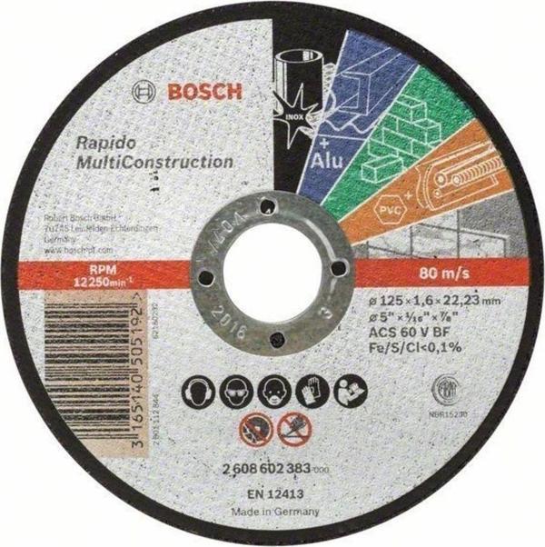 Bosch 125*1,6 Mm Rapido Multiconstruction - Image 1