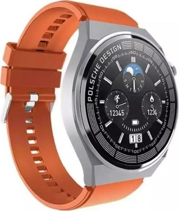 Schitec 2024 Watch Gt3 Max Android İos Harmonyos Uyumlu Akıllı Saat Turuncu - Image 1