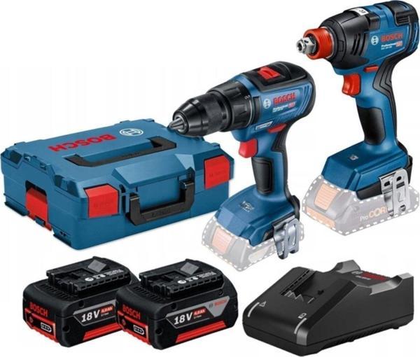 Bosch Gsr 18v-50 Akülü Vidalama Ve Gdx 18v-200 Akülü Darbeli Somun Sıkma Seti - Image 1