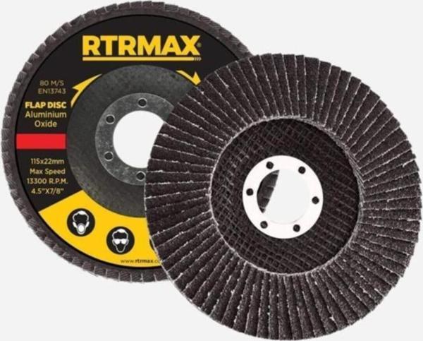 RTRMAX Flap Disk Zımpara 115x80 - Image 1