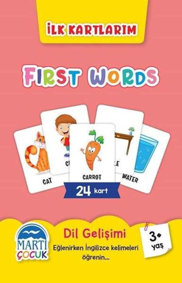 First Words - İlk Kartlarım 3+ Yaş - Martı Yayınları Yayınevi - Image 1