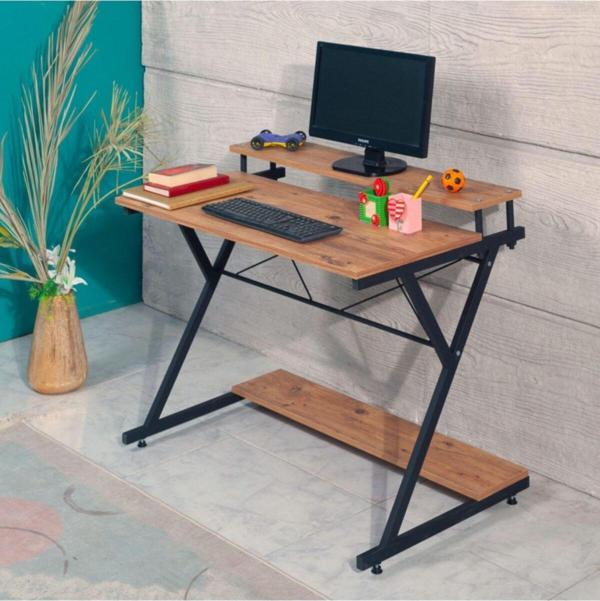 Retodesign Atlantik Çam Gaming Masa Bilgisayar Masası 1108 - Image 1