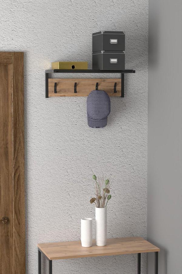 Retodesign Metal Duvar Askısı Duvar Rafı 1240 - Image 1