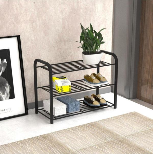 Retodesign Retohome Metal 3 Katlı Ayakkabılık Ve Çok Amaçlı Raf 2320 - Image 1