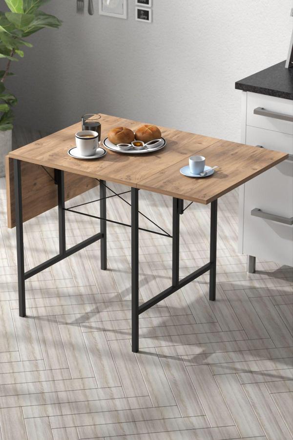 Retodesign Yıldız Katlanır Mutfak Masası Katlanır Masa 1625 - Image 1