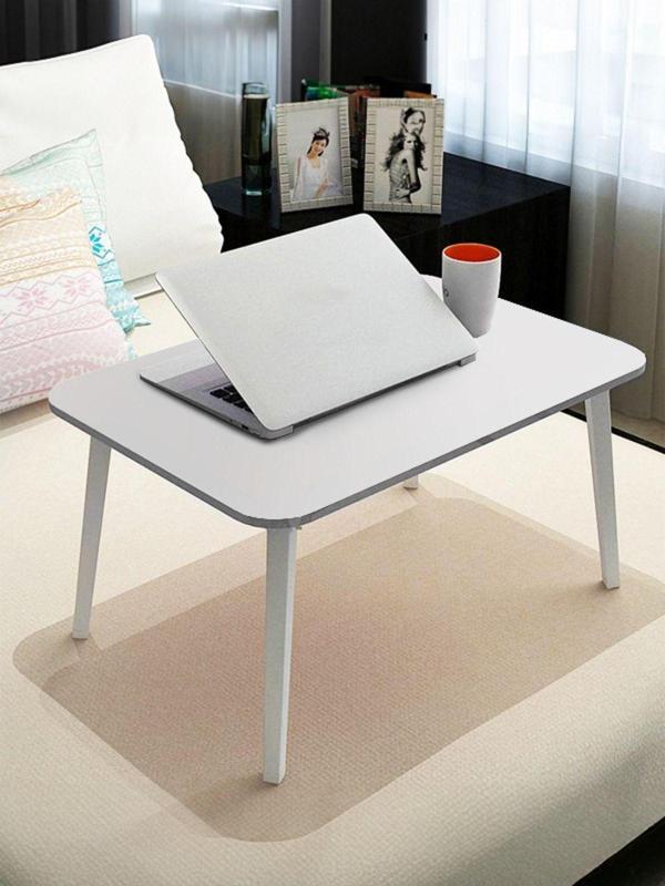 sekizincicaddedizayn Koltuk ve Yatak Sehpası - Beyaz - Oval Kenar 70x40 - Image 1