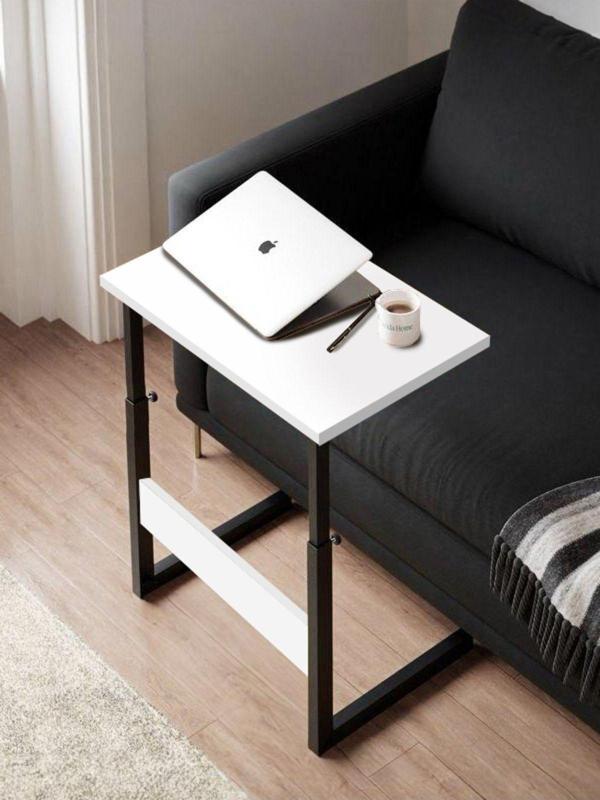 sekizincicaddedizayn Laptop Sehpası Çalışma Masası Yemek Sehpası - Beyaz - Image 1
