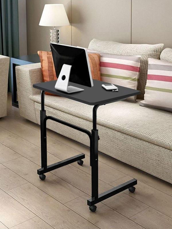 sekizincicaddedizayn Yükseklik Ayarlı Laptop Sehpası ve Çalışma Masası - Antrasit (Tekerli) 70x40 - Image 1