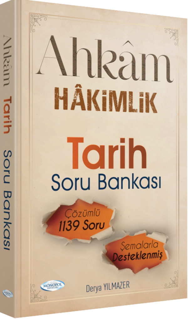  AHKAM Hakimlik Tarih Soru Bankası  - Monopol Yayınları - Image 1