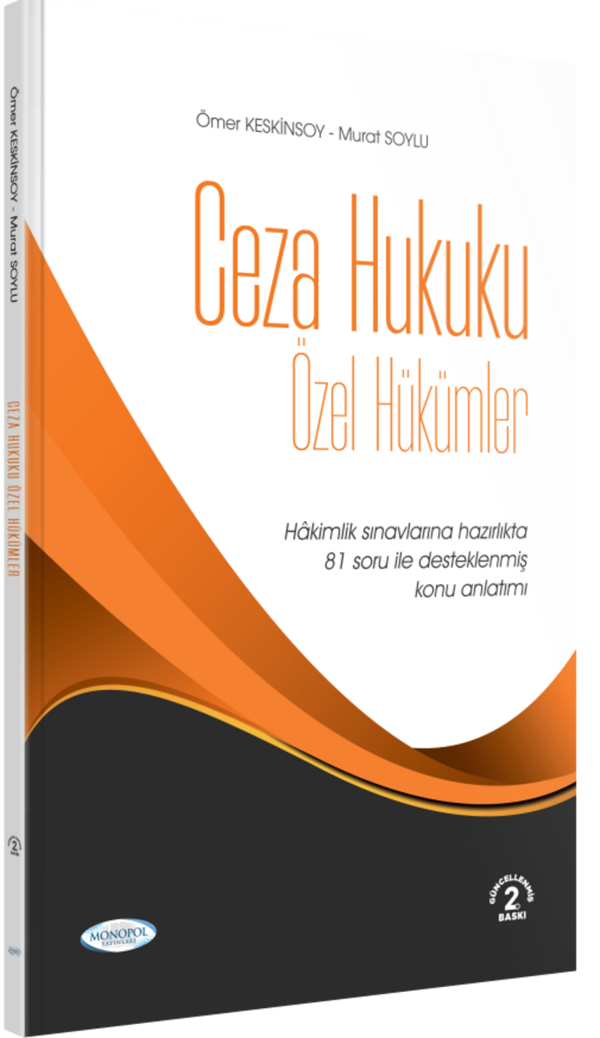 Ceza Hukuku Özel Hükümler 2. Baskı  - Monopol Yayınları - Image 1