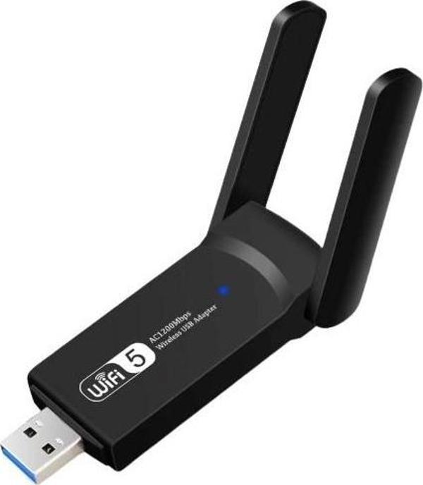 Wifi Usd Adaptör AC1300 Mbps Dual Band USB 3.0 Adaptör Kablosuz Wifi Alıcı - Image 1