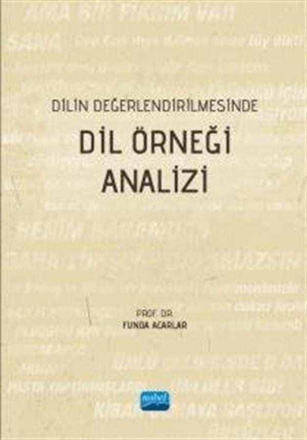 Dilin Değerlendirilmesinde Dil Örneği Analizi - Nobel Akademik Yayıncılık - Image 1