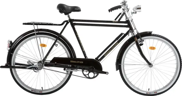 Bisan Roadstar Classic Çubuk Fren 26 Jant Şehir Hizmet Bisikleti Siyah 54 Kadro - Image 1