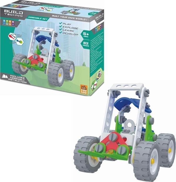 Roy Toy Sök Tak Araçlar 82 Parça FORKLİFT Kendin Yap Oyun Seti 3+ Yaş Üzeri Çocuklar İçin - Image 1