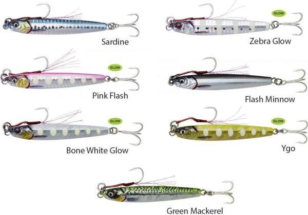 Savage Gear Slim Minnow 3D Jig Yem, 80gr, Flash - Image 1