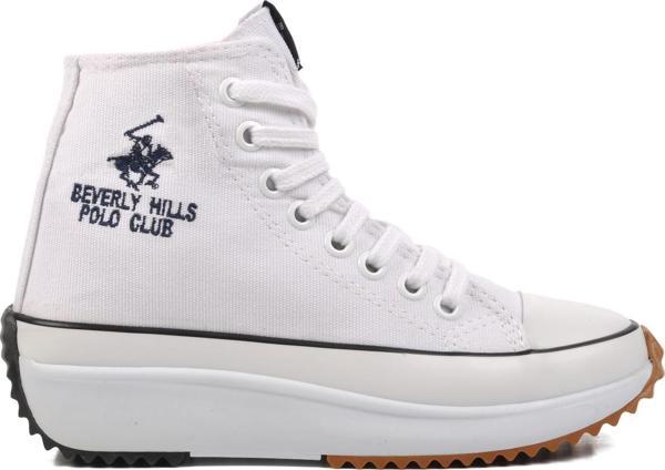 Beverly Hills Polo Club PO-30100 Beyaz Unisex Hi Sneaker - Image 1