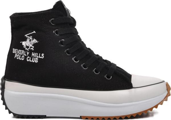 Beverly Hills Polo Club PO-30100 Siyah Unisex Hi Sneaker - Image 1