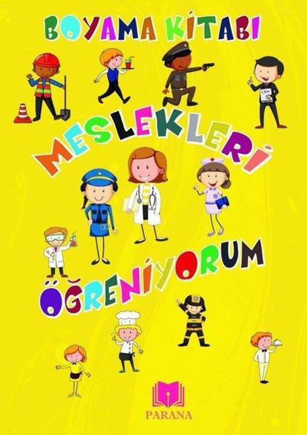 Meslekleri Öğreniyorum Boyama Kitabı - Parana - Image 1