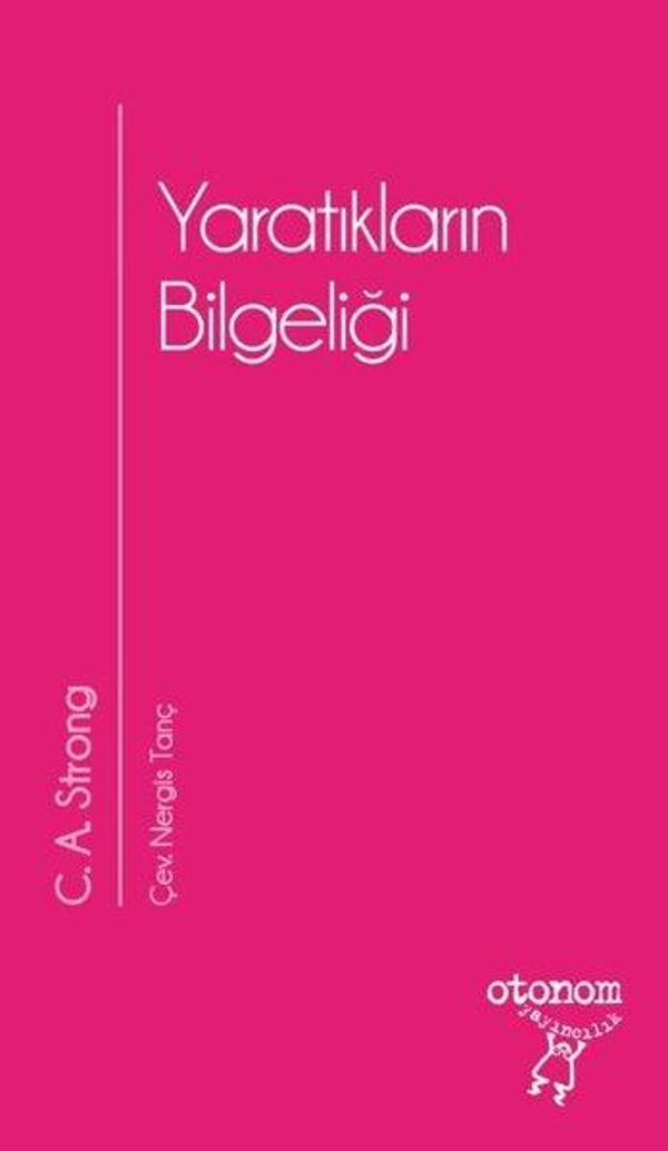 Yaratıkların Bilgeliği - Otonom Yayıncılık - Image 1
