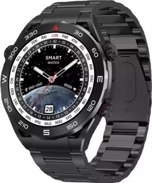 Winex 2024 Watch Sk4 Ultimate Android İos Harmonyos Uyumlu Akıllı Saat Siyah - Image 1