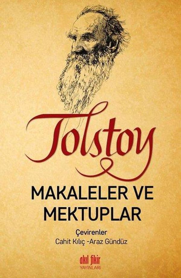 Tolstoy Makaleler Ve Mektuplar - Akıl Fikir Yayınları - Image 1
