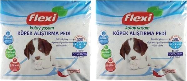 Flexi Kokulu Ve Bantlı Köpek Alıştırma Çiş Pedi 20 Adet - Image 1