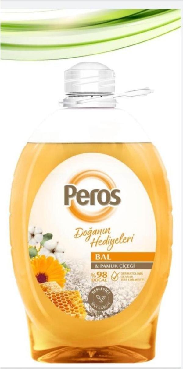 Peros Sıvı Sabun Bal&Pamuk Çiçeği 3,6Lt - Image 1