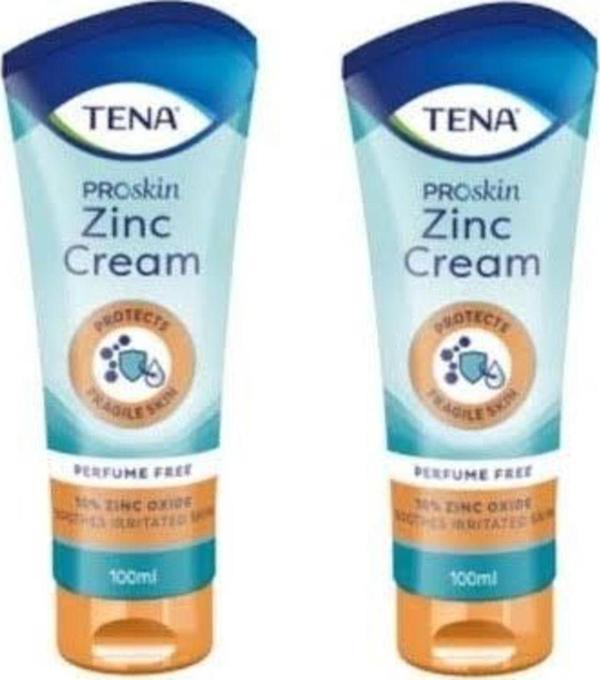 Tena Çinko Bariyer Krem 2 Adet 100 Ml Yatan Hastalar Için Koruyucu / Onarıcı - Image 1