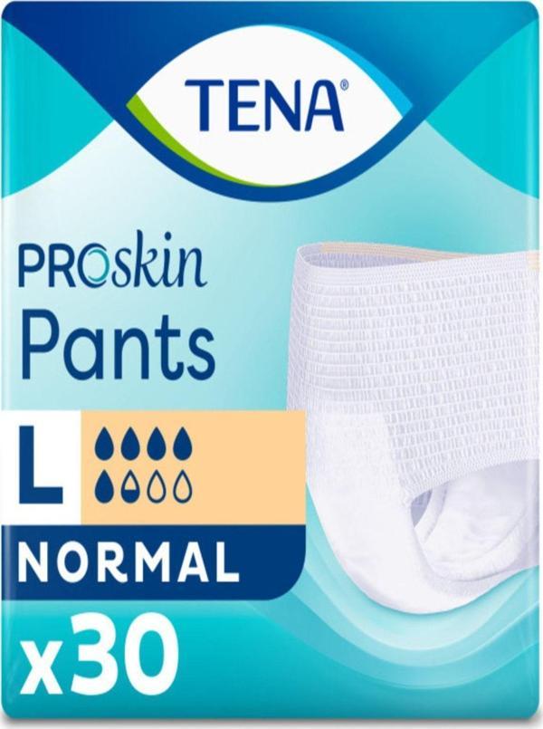 Tena Proskin Pants Normal Emici Külot Büyük Boy (L) 5.5 Damla 30'Lu 7322540630336 - Image 1