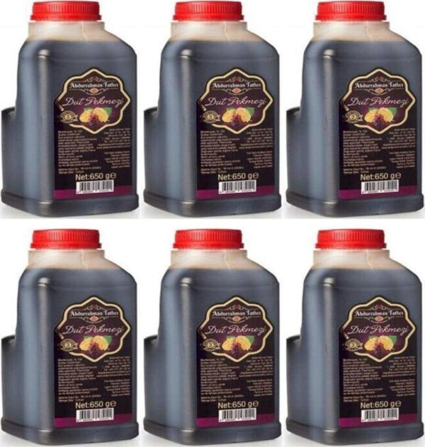 Abdurrahman Tatlıcı Dut Pekmezi Bidon 650 Gr 6 Adet - Image 1