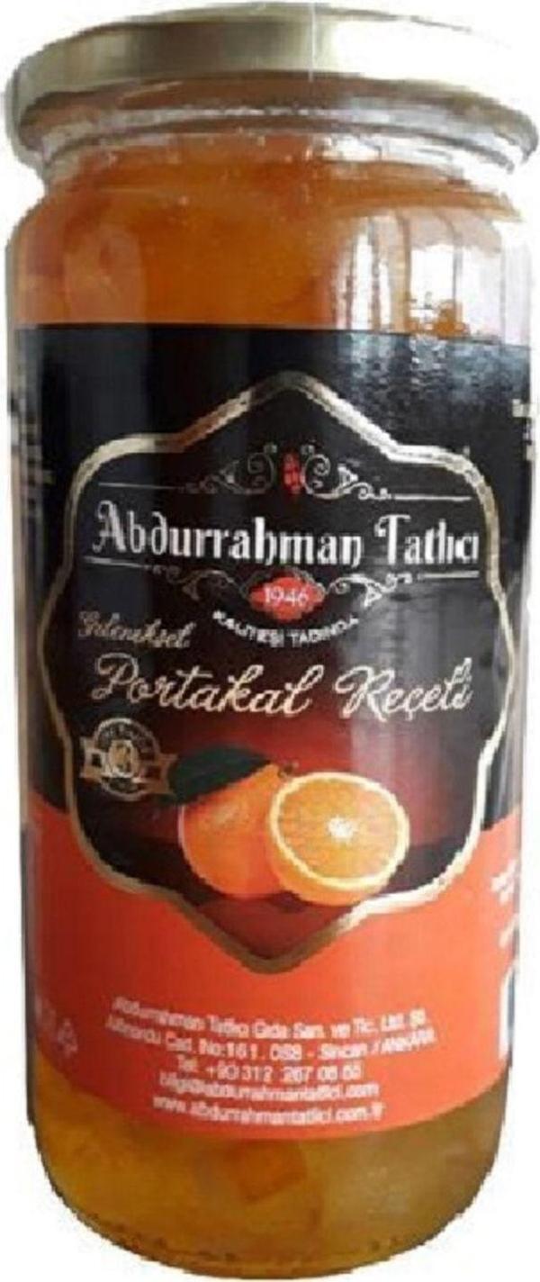 Abdurrahman Tatlıcı Portakal Reçeli 620 Gr - Image 1