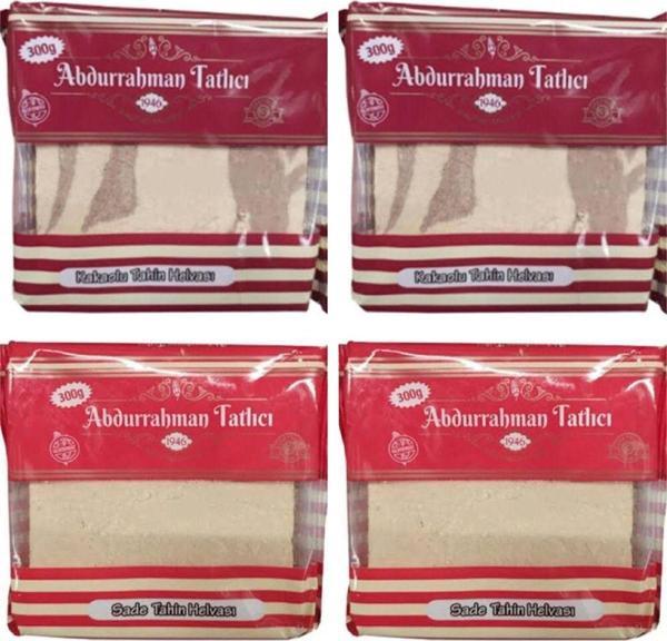 Abdurrahman Tatlıcı Sade Helva 300Grx2Adet+Kakolu Helva300Grx2Adet - Image 1