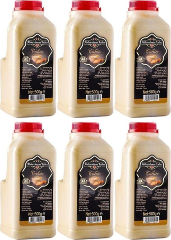 Abdurrahman Tatlıcı Tahin Bidon 500 Gr 6 Adet - Image 1
