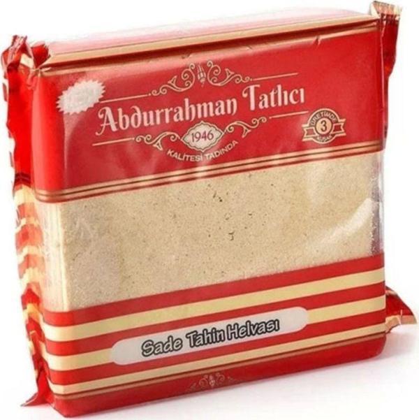 Abdurrahman Tatlıcı Sade Tahin Helvası 300 Gr,Sadex6 Adet - Image 1